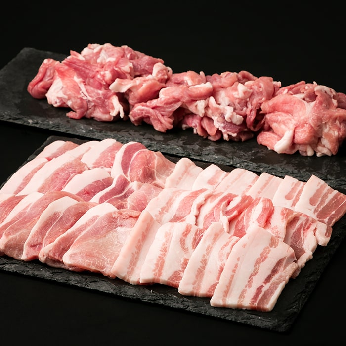 【激安通販オンラインショップ】 田舎オンライン/商品/石見ポーク【焼肉・小間切れセット】1.6kg 武具